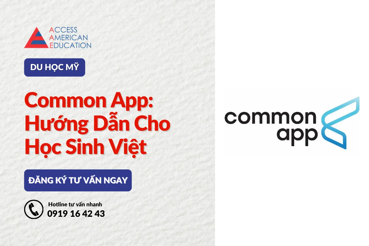 Common App 2026 - 2027: Hướng Dẫn Từng Bước Cho Học Sinh Việt