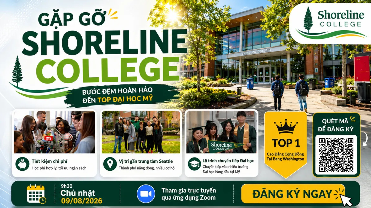 Khám Phá Shoreline College – Bước Đệm Hoàn Hảo Đến Các Trường Đại Học Top Đầu Mỹ