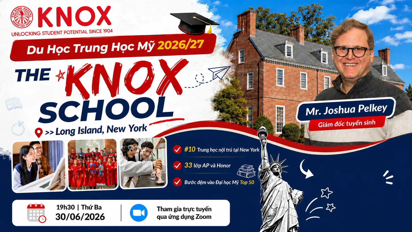 Khám Phá Du Học Mỹ Bậc Trung Học Tại The Knox School, New York