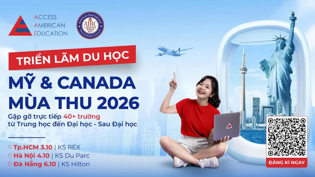 Triển Lãm Du Học Mỹ & Canada Mùa Thu 2026