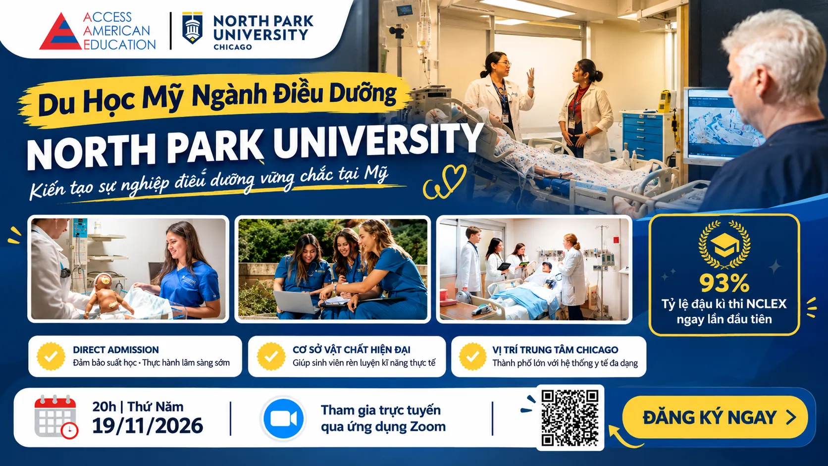 Du Học Mỹ Ngành Điều Dưỡng Tại North Park University