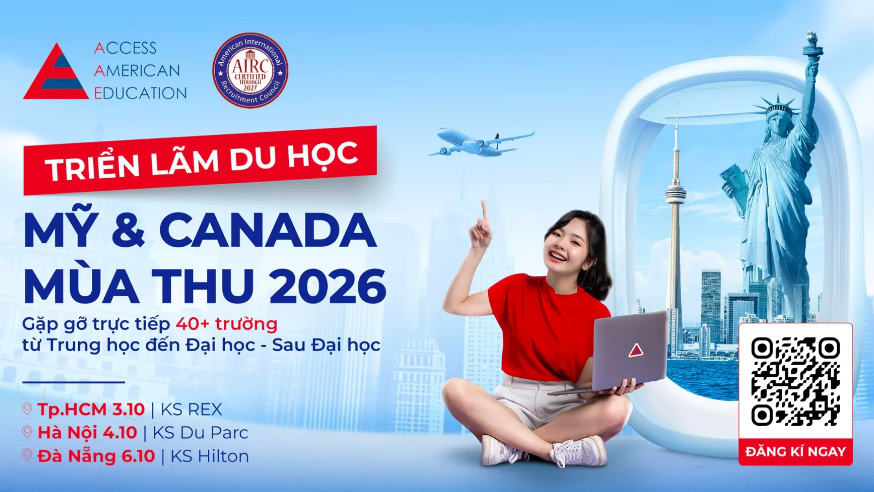 Triển Lãm Du Học Mỹ & Canada Mùa Thu 2026